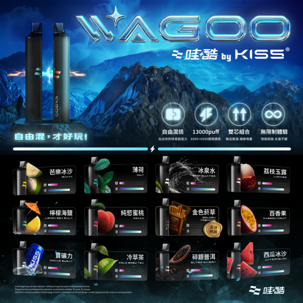 KIS5鎧斯拋棄式6500口✨口味變化多達180種(限量販售)✨特點 雙吸抛棄式 台灣首創 💖因爲銷量好 經常性缺貨
